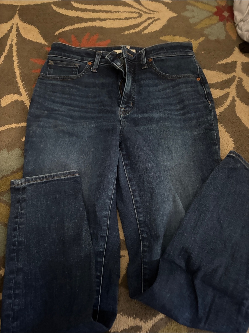 Madewell Women's Dark Wash Skinny Jeans - Picture 4 of 5